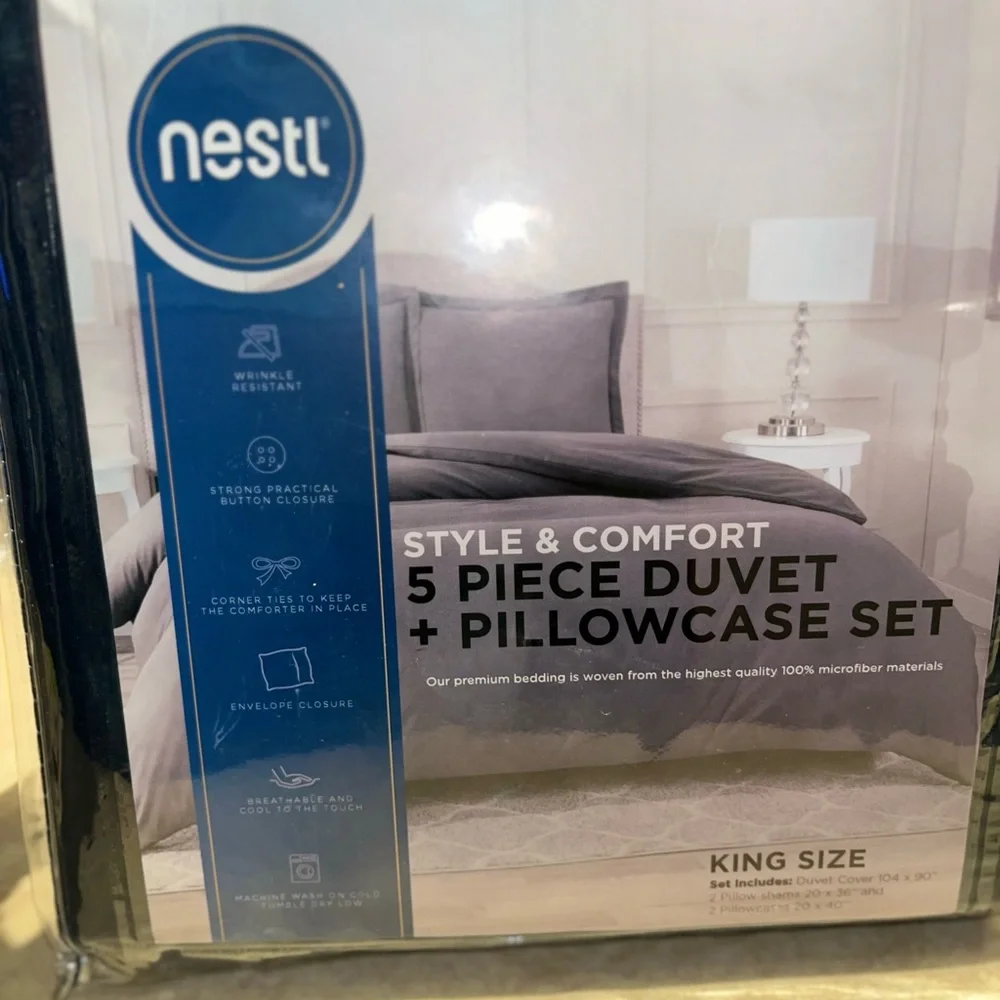 King Size 5 Piece Duvet Set